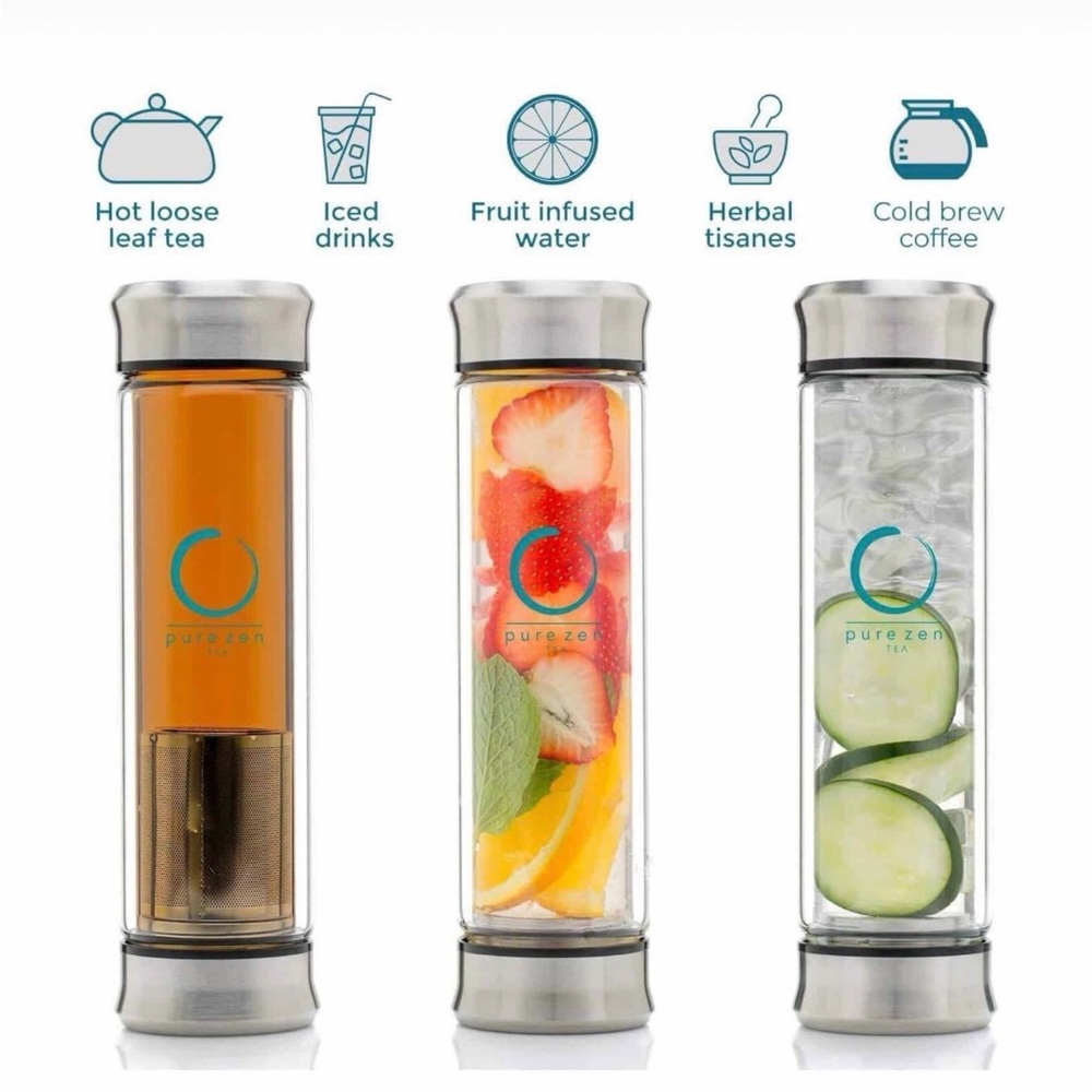 New Pure Zen Tea Infuser Bottle - Picture 9 of 9